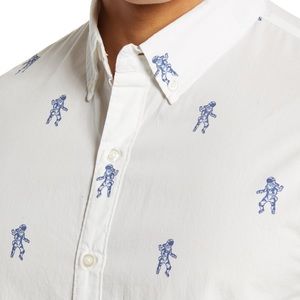 Bonobos astronaut small slim fit long sleeve shirt